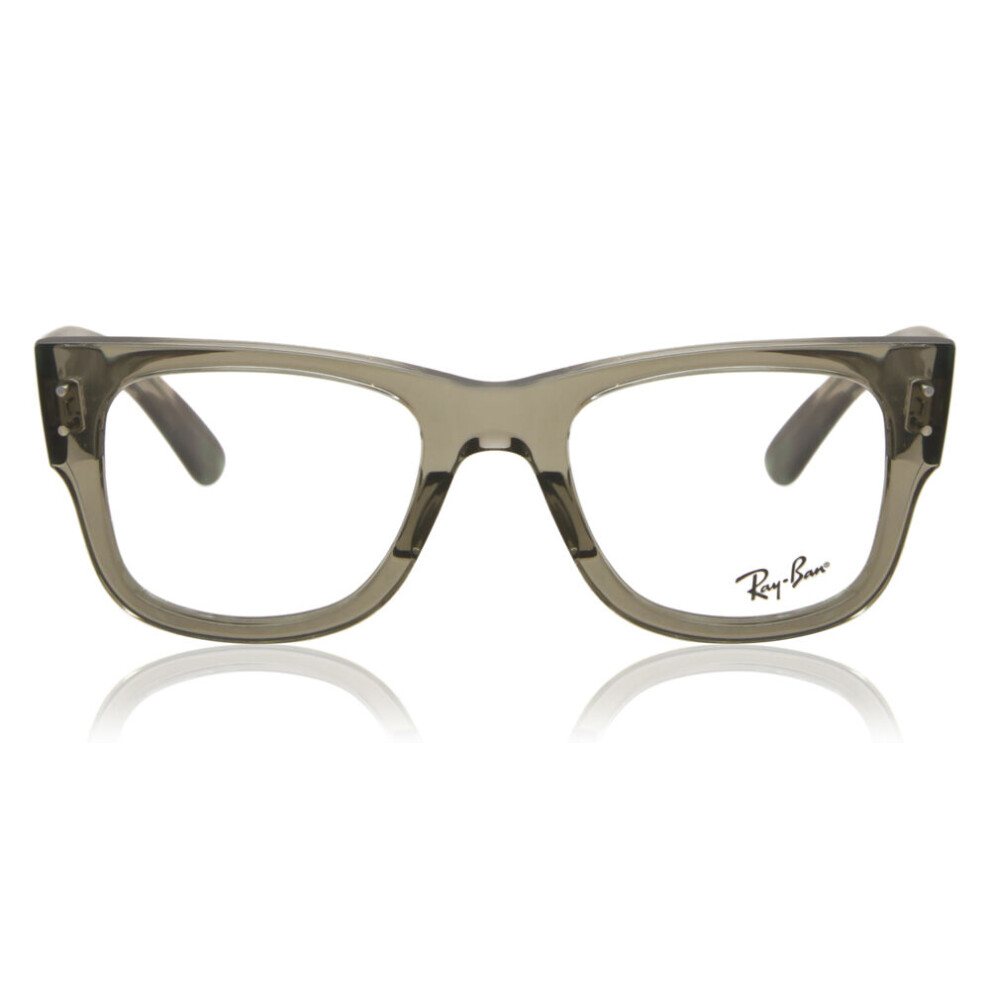 Ray - Ban Unisex Green Rx0840v Mega Wayfarer 8297 Optical Frames Acetate Transparent Squared Normal - Image 2