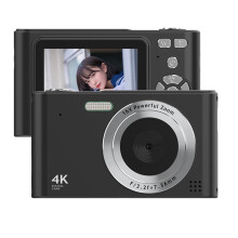 Andoer 4K Digital Camera, 48MP Compact Portable Photo Camera Face Detection