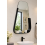 Metal Wall Mirror Half Frame 50X70X6cm 1