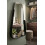 Metal Wall Mirror Half Frame 50X70X6cm 2