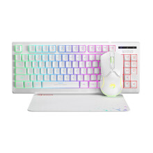 Marvo Scorpion CM310 Loot 30 3 in 1 RGB Wired Gaming Keyboard Mouse Mat Bundle WH