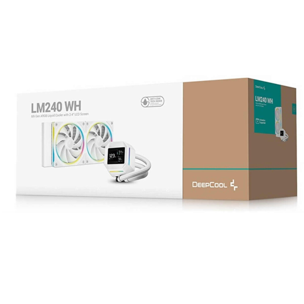 Deepcool White Lm240 Wh Processor Liquid Cooling Kit 12 Cm 1 Pc(S) - Image 6