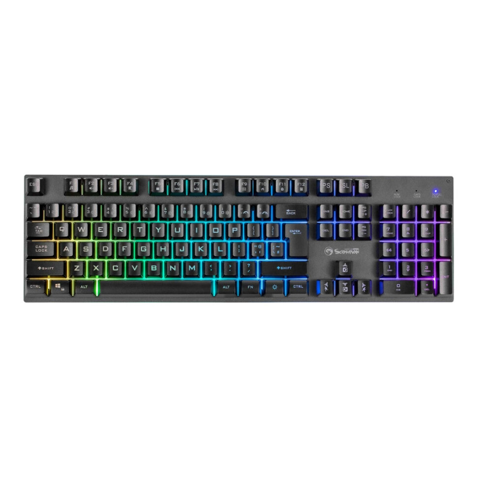 Marvo Scorpion K604 Soldat 20 Wired Rgb Multimedia Uk Layout Gaming Ke - Image 7