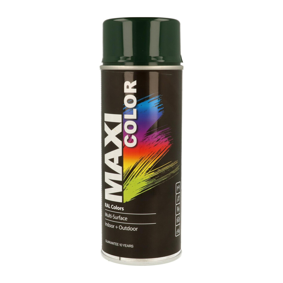 Maxicolor Green Mx6009 Spray Gloss Fir Ral6009 400Ml - Image 4