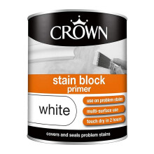 Crown Retail Stain Block Primer White 0.75 Litre