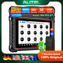 Autel MaxiCOM MK900BT, bidirectionele diagnose-scanner, 8 inch scherm, 3000+ actieve tests, voor alle systemen