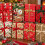 8 Christmas Wrapping Paper Sheets Traditional 4