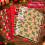 8 Christmas Wrapping Paper Sheets Traditional 5