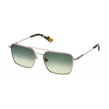 Occhiali da sole Sting SST562 57/17/145 Oro grigio lucido con parti sabbiate e/o in metallo MAN SST562