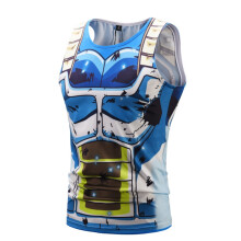 (Sleeveless Tops,L)Mens Vegeta Tshirts Tank Top Dragon Ball Z Super 3d Sport Workout Tee Blouse