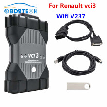 Renault VCI3 V237 OBD2 Diagnosewerkzeug, Programmiergerät mit K-Line Unterstützung für Fahrzeuge bis 2025