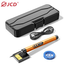 USB-C200L Elektrisches Lötkolbenset, 8W Leistung, 300-450 Temperaturregelung, Orange
