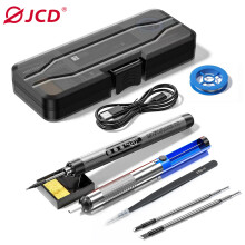 USB-C200L Elektrisches Lötkolbenset, 8W Leistung, 300–450 einstellbar, grau