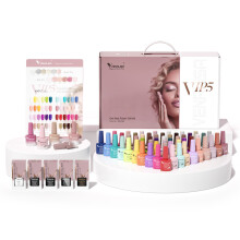 Venalisa kit de esmalte de gel para uñas, 60 colores, acabado profesional de larga duración