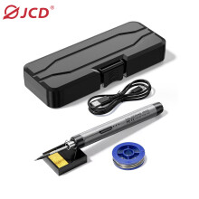 USB-Lötkolbenset, digitaler Akku-Lötkolben mit LED-Display, 300–450 , Grau