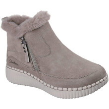 Bottes Skechers Wilshire Blvd - Fresh Zip, Gris, Femme