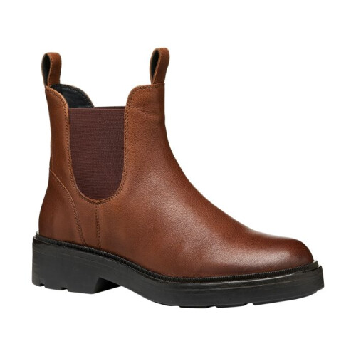 Geox Bottine à Cuir Geox Respira - Marron 2
