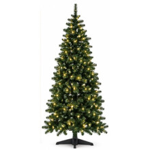 6ft Artificial Pre-Lit Christmas Tree Tree with Warm White Lights