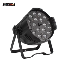 SHEHDS LED Zoom&Wash Par - 18x18W RGBWA UV 6in1, alumiininen lavavalo