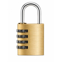 Kombinationsschlösser - ABUS - 165/40 - 4 Ziffern - Massives Messing - Erhöhte Sicherheit