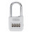 Abus Combination Lock - ABUS - 160/50HB50 - 4 digits - Chrome - High shackle 1