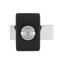 Türschloss - ABUS - V83 CB 45 BK - Mit Knopf - Schwarz - Stahlgehäuse
