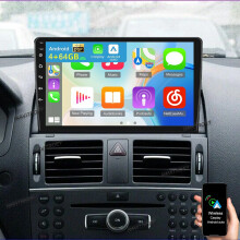 Car Radio Stereo For Mercedes Benz C Class W204 WiFi Android 15 GPS Navi Carplay