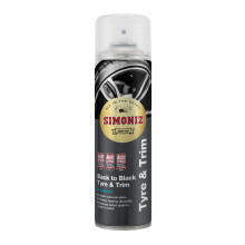 SIMONIZ SAPP0189A Back to Black Tyre & Trim Shine, 500ml, Black,1