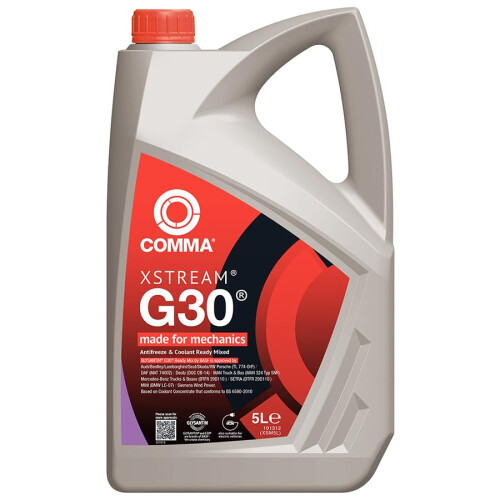 Comma Comma Xstream G30 Antifreeze & Coolant Ready Mixed 5L 1