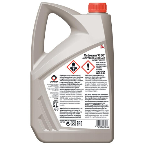 Comma Comma Xstream G30 Antifreeze & Coolant Ready Mixed 5L 2