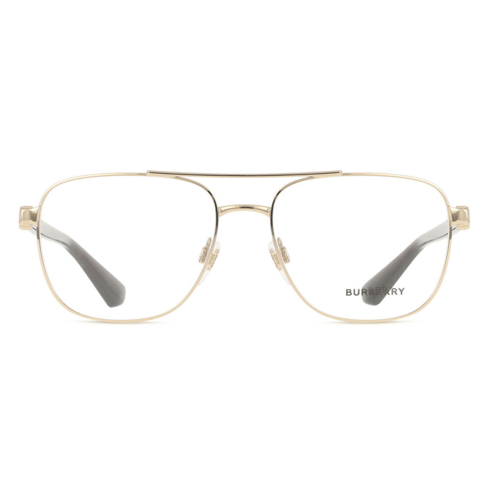 Burberry Gold Be1396 1109 Man Optical Frames Metal Pilot Normal - Image 3