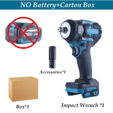 Clé à chocs électrique sans fil, 1200 N.m, 5 vitesses, compatible batterie Makita, pour voiture et maison
