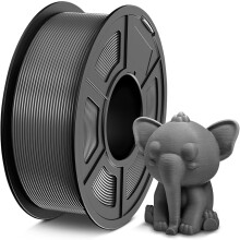 Giantarm Filament PETG 1,75 mm 1 kg Gris, Haute Brillance, Anti-obstruction pour Imprimante 3D