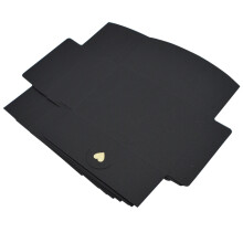 Lot de 20 mini enveloppes en papier noir pour cartes de vœux et invitations