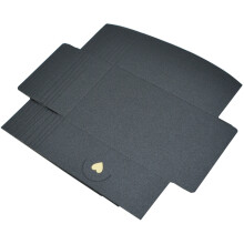 Lot de 20 mini enveloppes en papier pour cartes de vœux et invitations, Noir