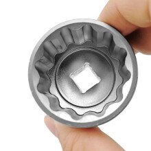 Podofo Jeu de 21 douilles hexagonales Torx 1/2", avec clé à cliquet, 8-36 mm, pour réparation automobile