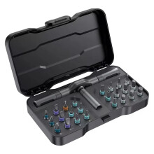 Galacok Kit de tournevis magnétique 24 en 1, outils de précision amovibles pour PC, mobile, montre et vélo