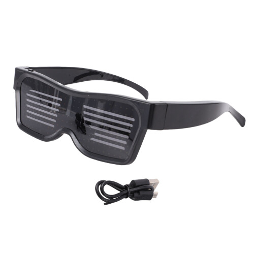 LED Display Smart Glasses 31 Animations and 11 Preset Patterns Comfortable Light Up LED Display Glasses