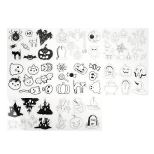 8Pcs Heat Shrink Sheets Halloween Style Wide Application Easy to Create Shrinky Paper Art Films for Keychain Jewelry DIY