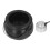 Halloween Cauldron Mist Maker 12 LEDs Horror Style Silver Halloween Mist Maker Decorations for Party 4