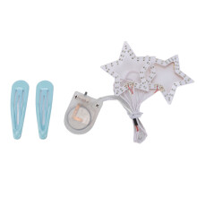 Face Sticker Lights Star Shaped Adjustable LED Luminous Eyelash Lamp Battery Powered with Hair Clips for Parties