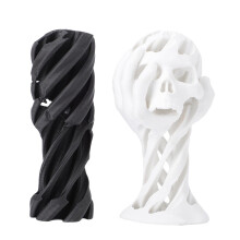 3D Printed Skull High Density Hard Stress Relieving Skeleton Desk Ornament Black White