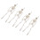 4Pcs Faux Human Skeleton Plastic Movable Joints Posable Artificial Full Body Human Skeleton 40cm 4