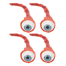4PCS Ripped Out Eyeball Soft Foldable Latex Foam Eyeball Movie Quality Prop for Party