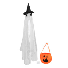 23inch Porch Goose Ghost Costume Felt Polyester Porch Goose Ghost Decoration for Outdoor Party Lawn