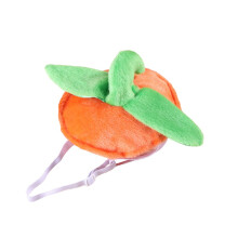 Halloween Dog Reversible Pumpkin Costumes Soft Warm Adjustable Pet Costumes for Cosplay Parties Photo Props Pumpkin Hat