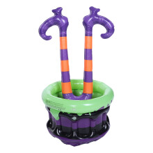 Inflatable Cooler 69x48x42cm Witch Leg Blow Up Ice Bucket PVC Inflatable Drink Cooler for Festival Party