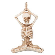 Skeleton Decor Statue Resin Festive Abstract Skeleton Ornament Desktop Decoration