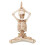 Skeleton Decor Statue Resin Festive Abstract Skeleton Ornament Desktop Decoration 1