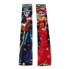 Day of The Dead Lighted Porch Sign Skeleton Theme Mexico Day of The Dead LED Banner Hanging Sign Decorations for Doorway Party Supplies